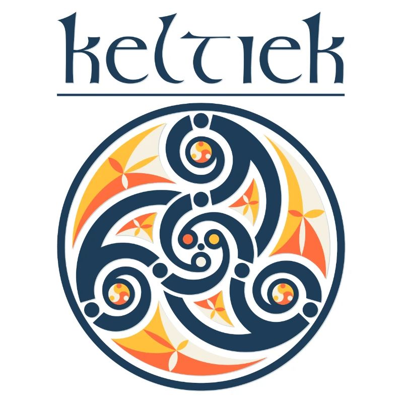 Triskell Keltiek Blau