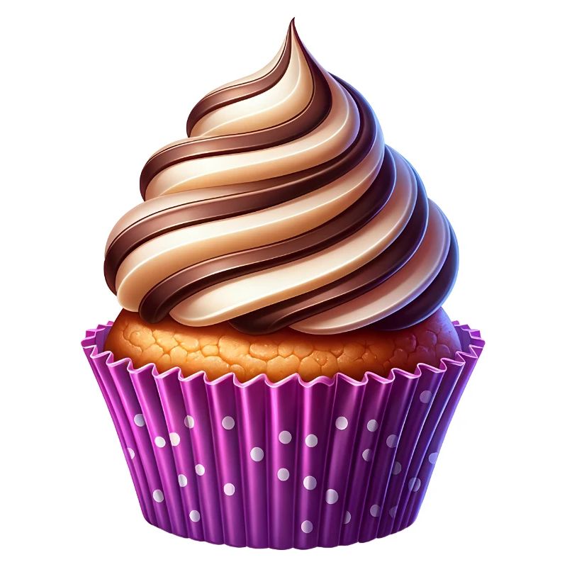 Vanilla and Chocolate Cupcake