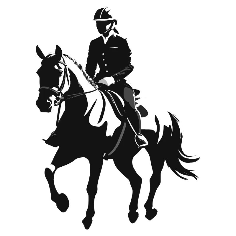 Cheval et cavalier - Design équestre