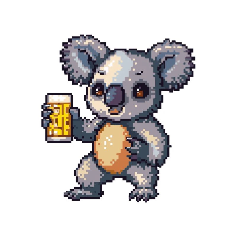 Koala Bier Pixel