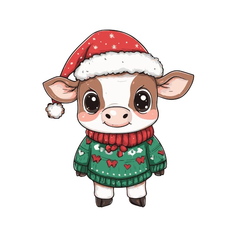 Cow Christmas Comic