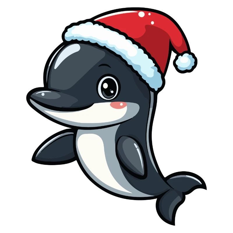 Dauphin Noël mignon