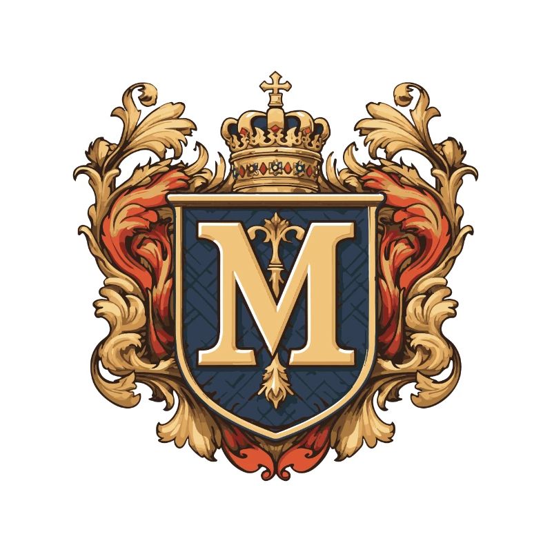 M Letter Logo Crown