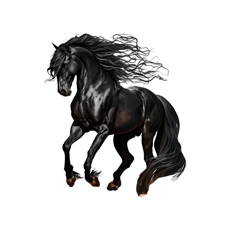 Beau design de cheval pour les filles