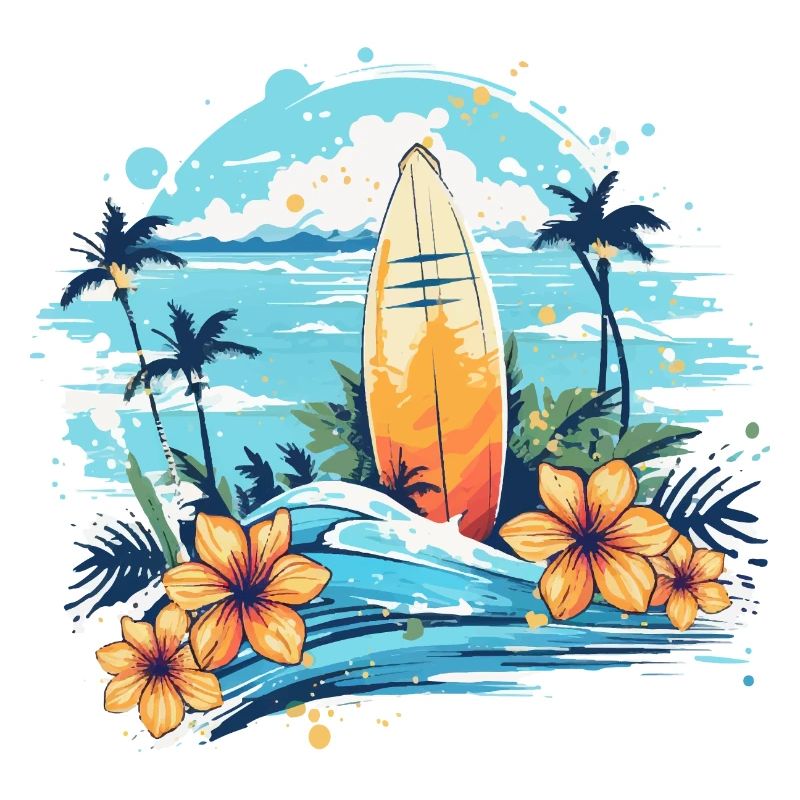 Comes Sun Beach 2023 Tropical Hello Summer