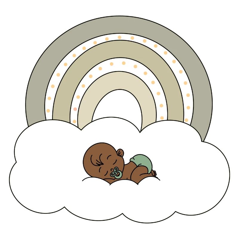 Bébé arc-en-ciel