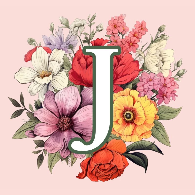 J Monogram Bouquet