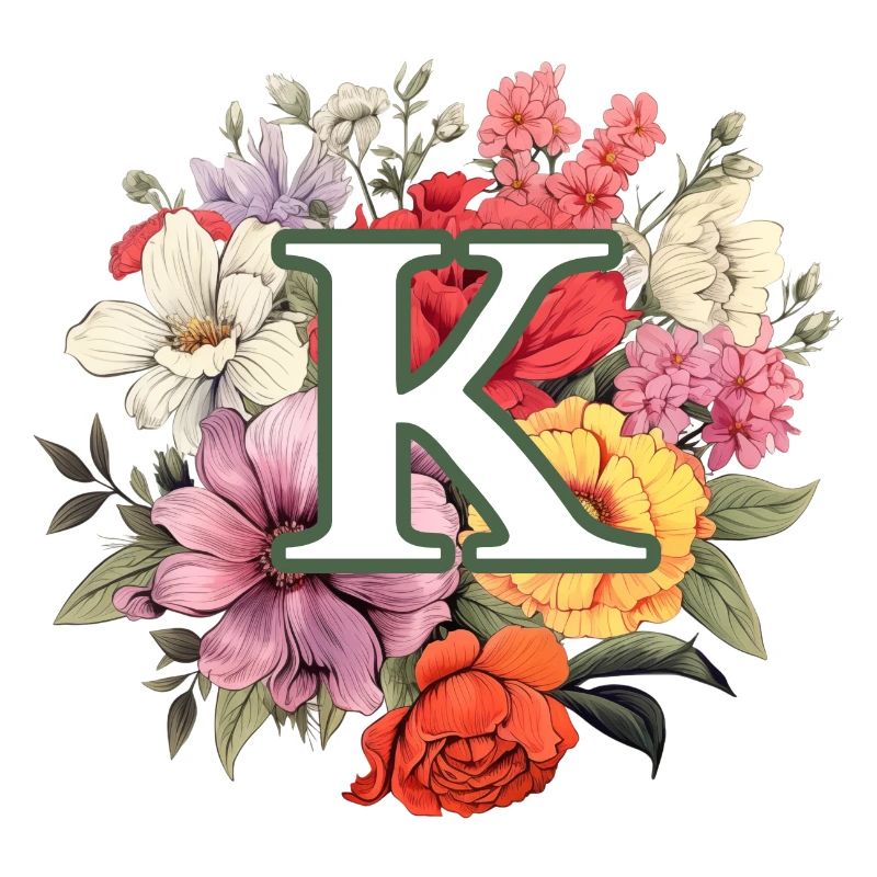 K Monogram Bouquet