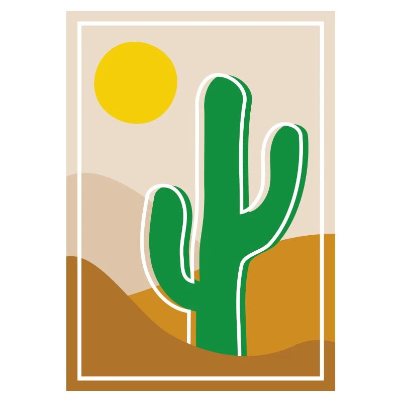Cactus in the desert