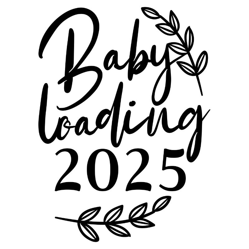 Baby loading 2025, Ich werde 2025 Mutter