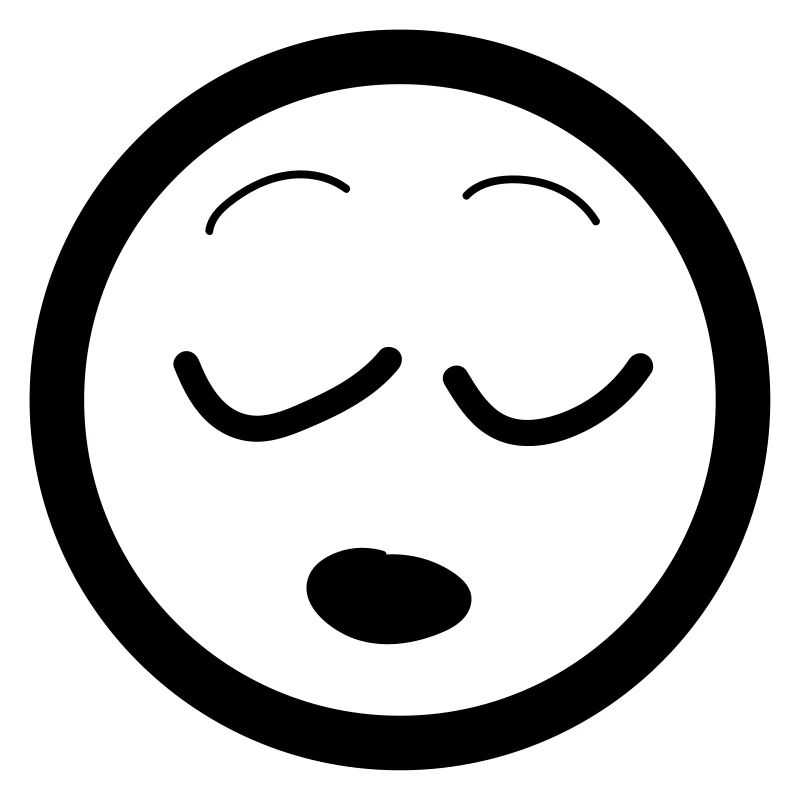 Smiley Müde Witzig Geschenk Geschenkidee