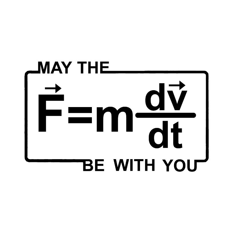 Science May The Force Star Equation Funny Space