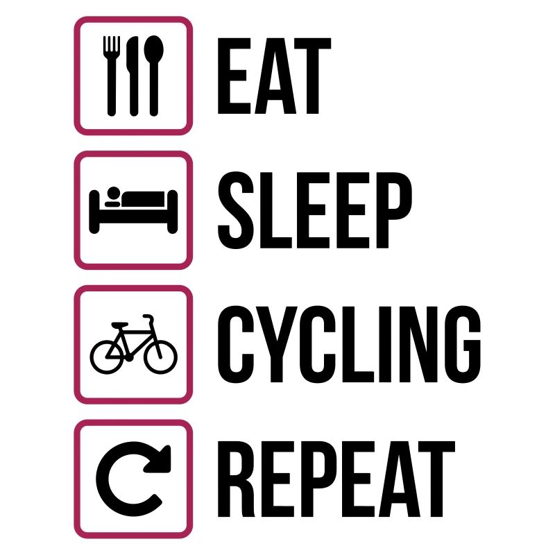 Mangez le sommeil du vélo Répéter