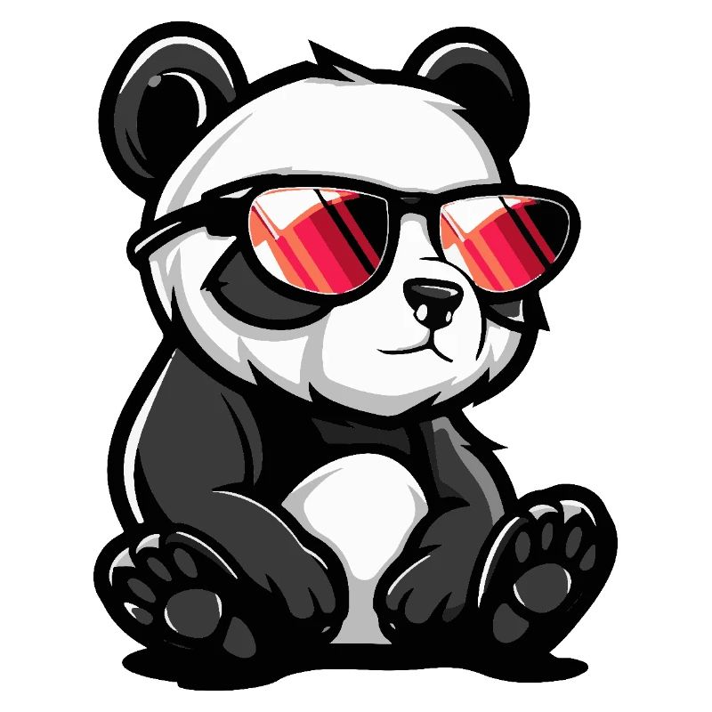 Bande dessinée cool panda