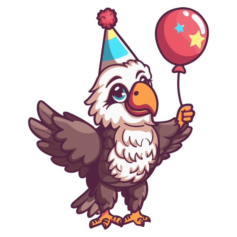 Adler Geburtstag Comic