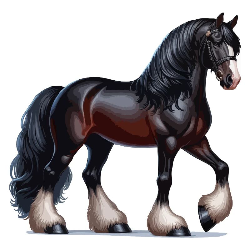 Cheval Pêcheur noir 2