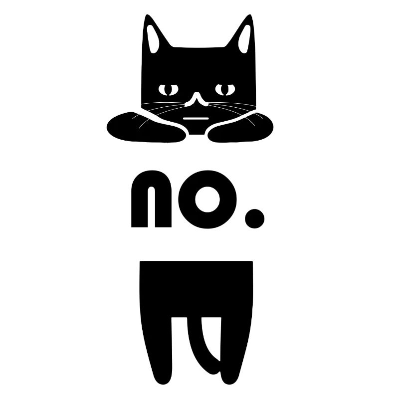 Annoyed cat No
