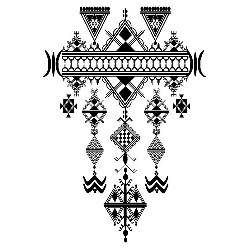 Berbermuster. Max-Format