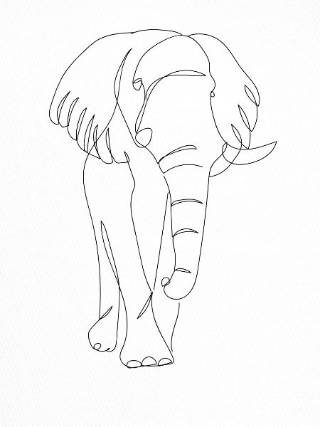 Lineart elephant