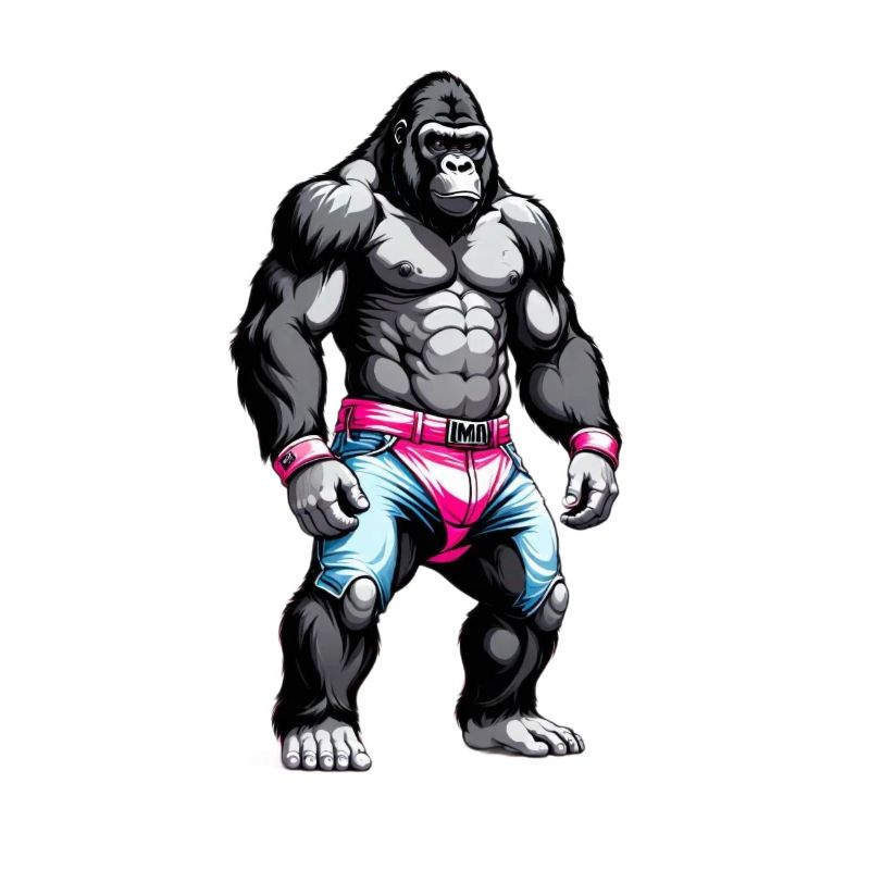 Boxe Boxeur Gorille