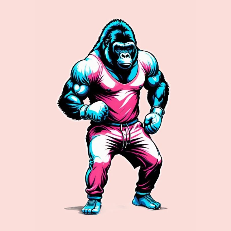 Boxe Boxeur Gorille