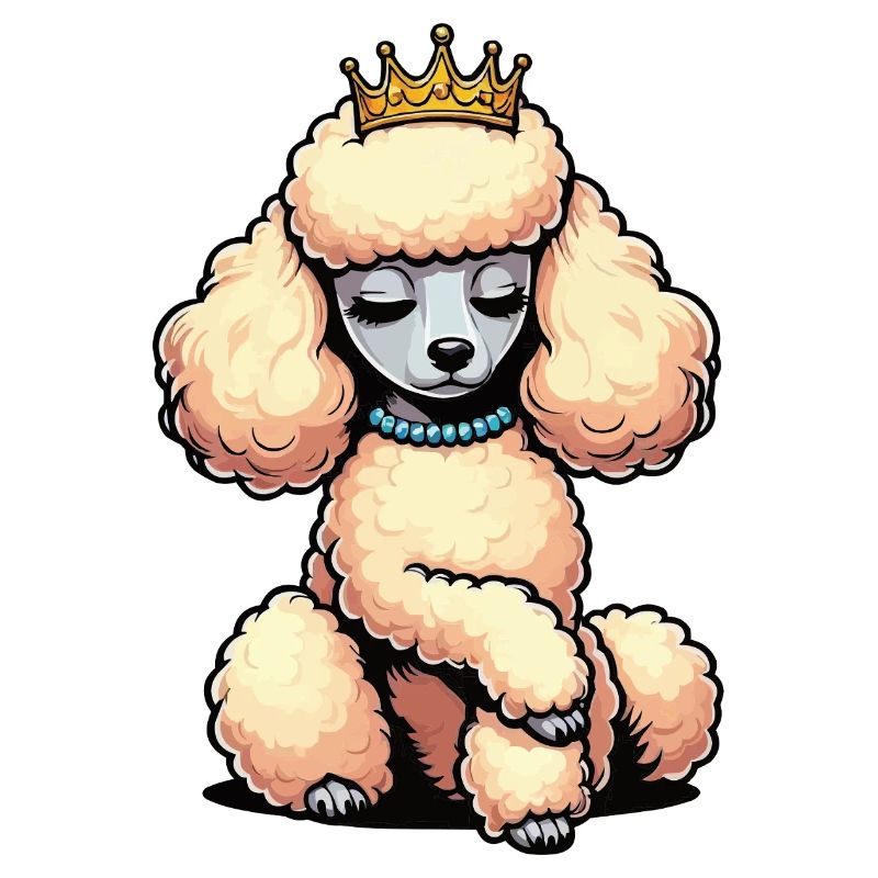 Caniche Caniche Propriétaire Caniche Amoureux Caniche Chien