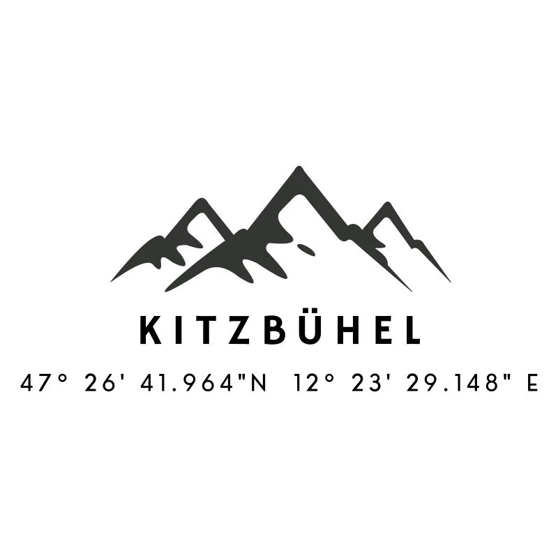 Minimalistisches Kitzbühel-Logo