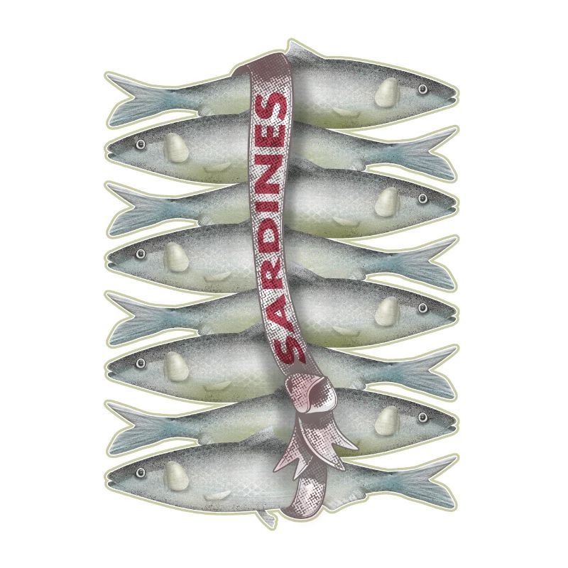 Des sardines dans une poissonnerie