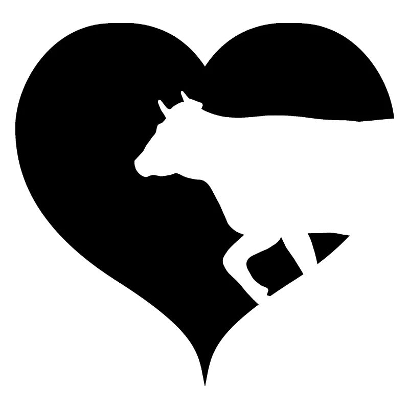 Heart cow cattle cows