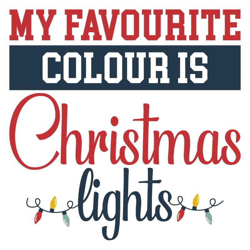 Weihnachtsdesign mit Lichtern
