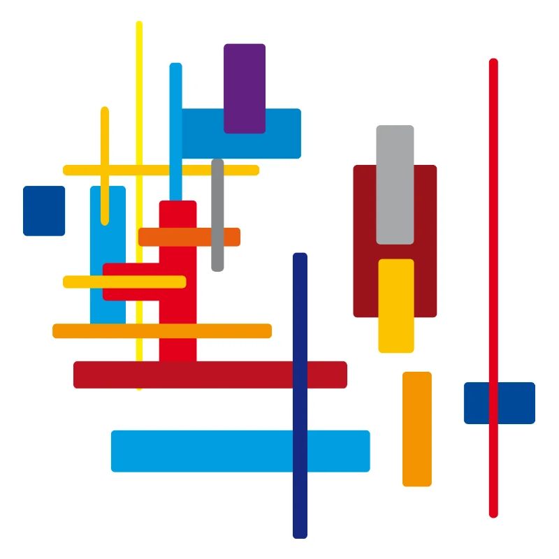 Architecture des blocs de construction - motif de couleurs