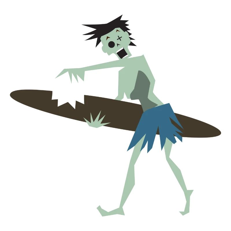 Surfeur Zombie Tiki