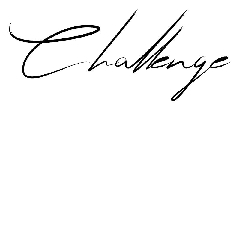 Signature With Challenge Writing