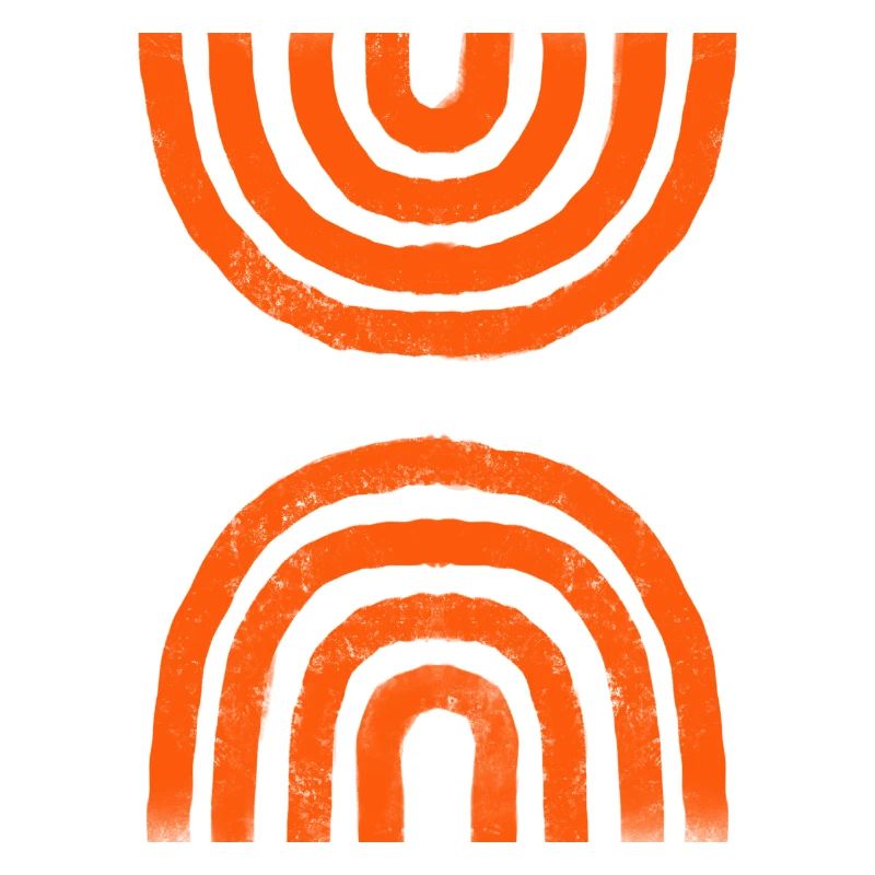 Abstrakte Linien Retro Muster Minimalistisch