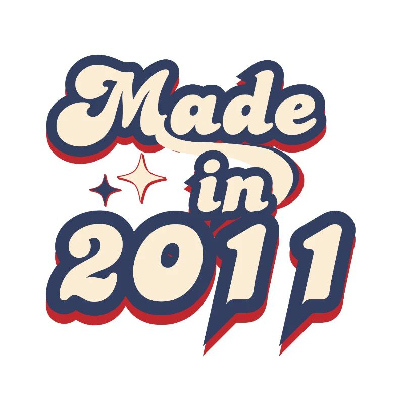 Made in 2011 retro