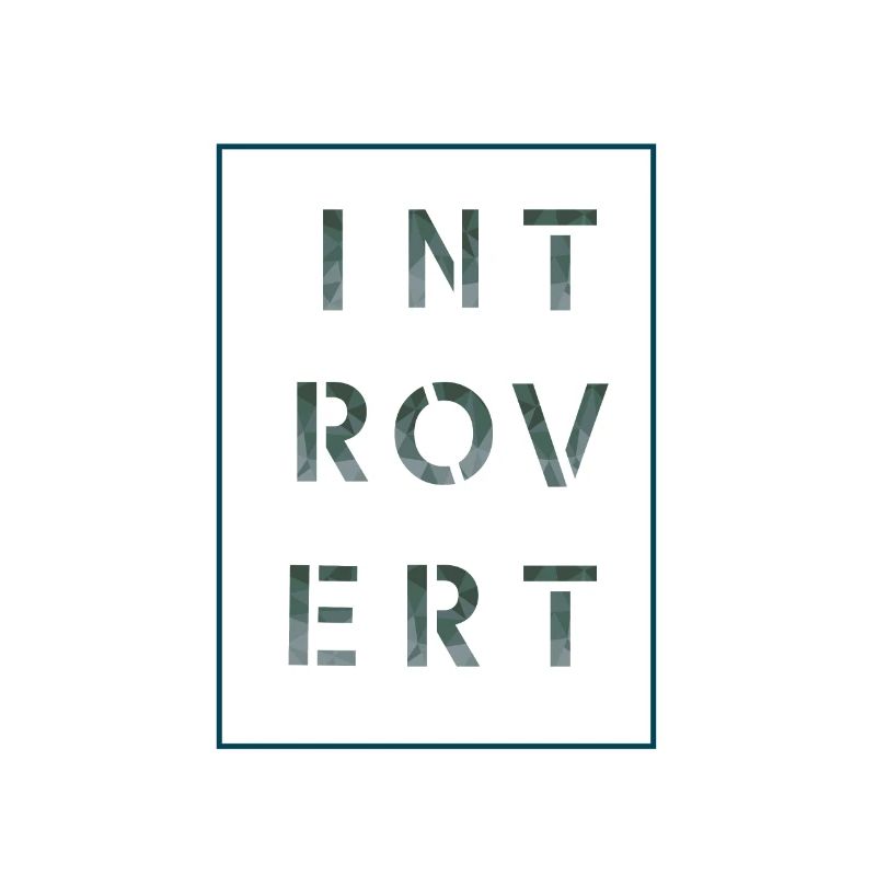 Introvert white, gift, gift idea