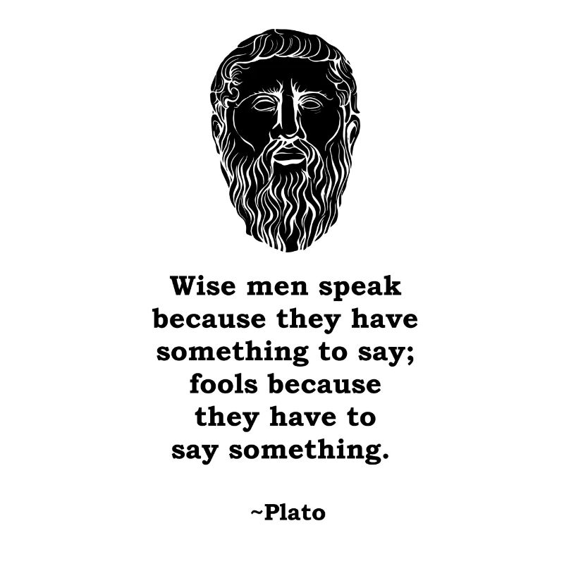 Plato Quote Philosophy Gift Antique Philosopher