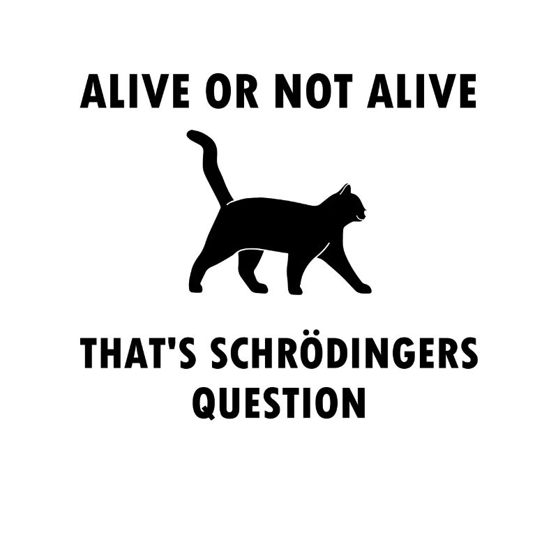Schrödinger's Cat - Physicist Gift Physics Nerd