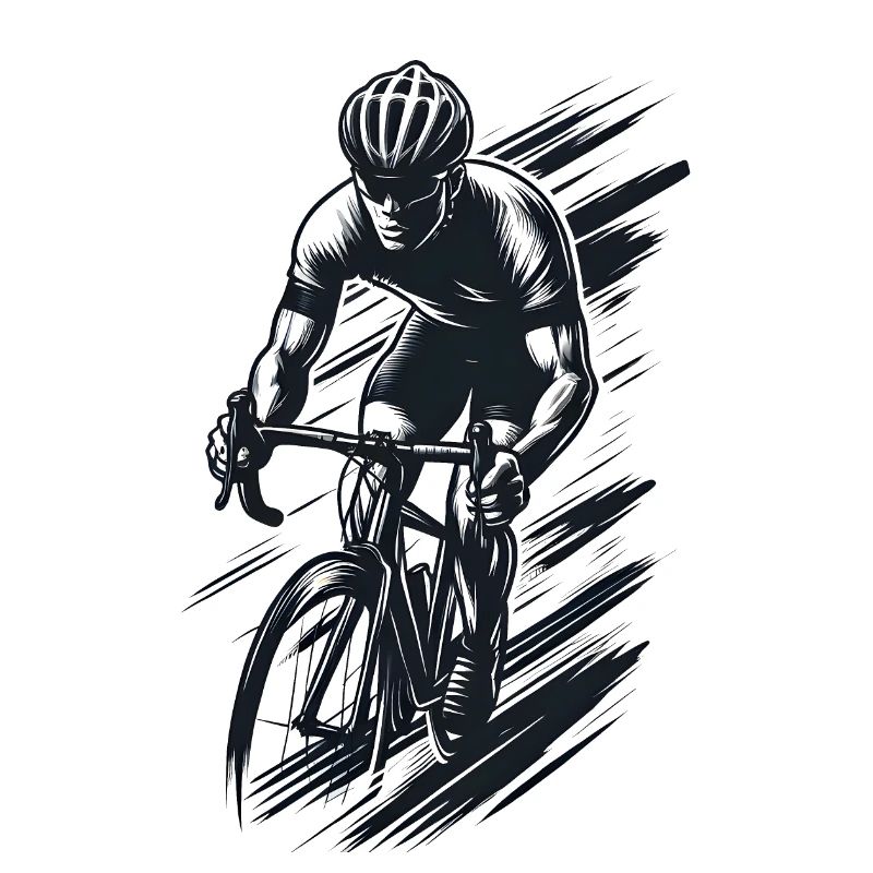 Cycliste, Graphique