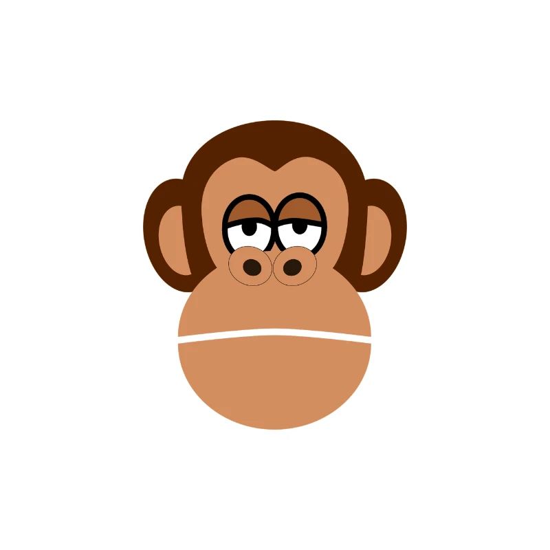Tête de singe drôle - Singe - Singe - Singes