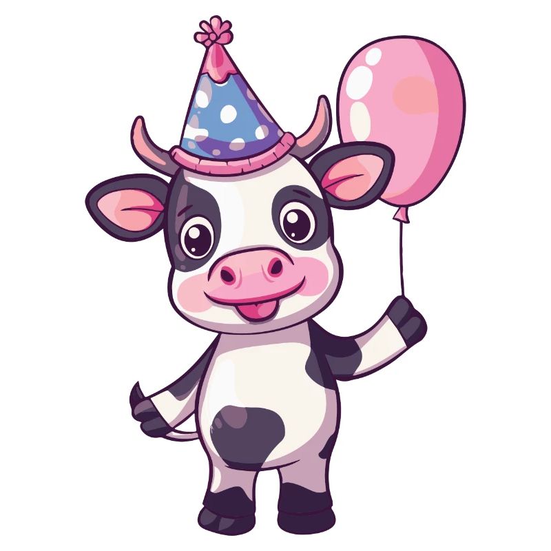 Cow Birthday Comic