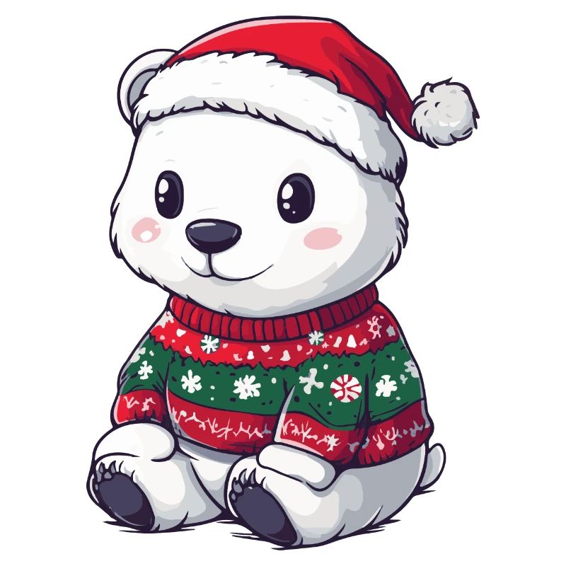 Polar Bear Christmas Comic
