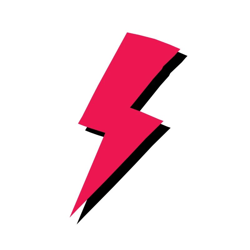 red lightning Lightning Cartoon Thunderstorm Gewitte