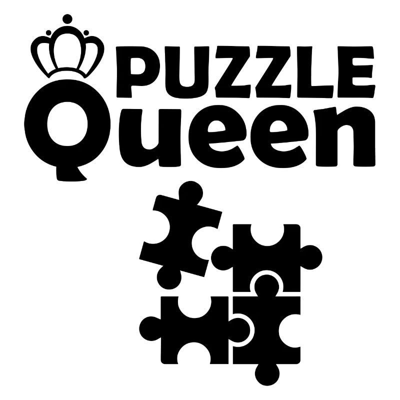 Puzzle Queen Puzzle Funny Saying Gift