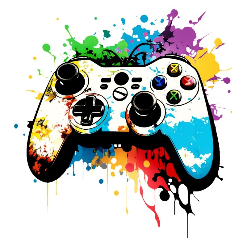 Gaming Controller Graffiti Computer Games Gamer