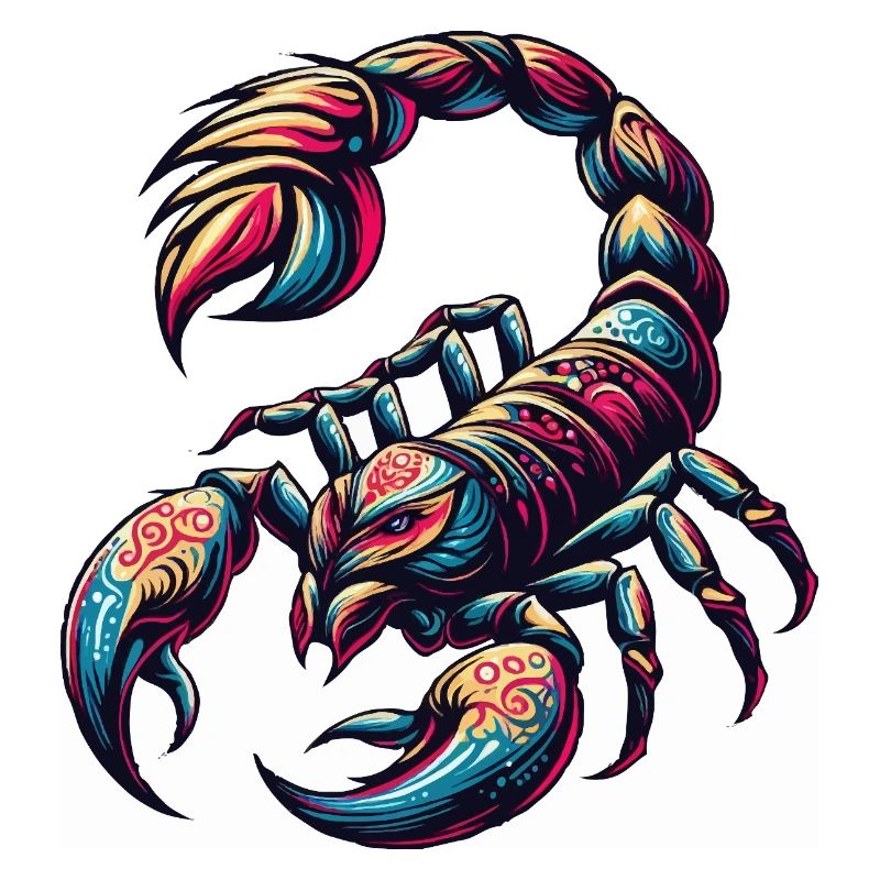 Scorpio colorful