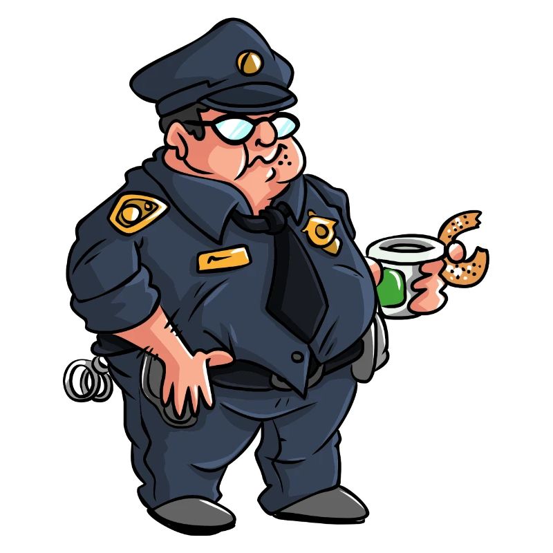 Fat policeman