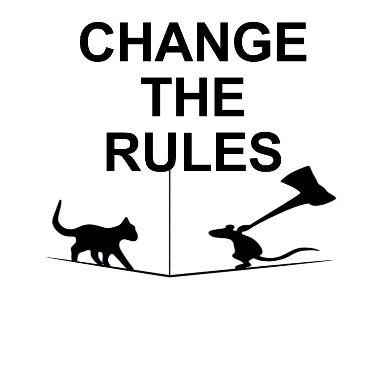 Change the rules Cat mouse with ax changing game