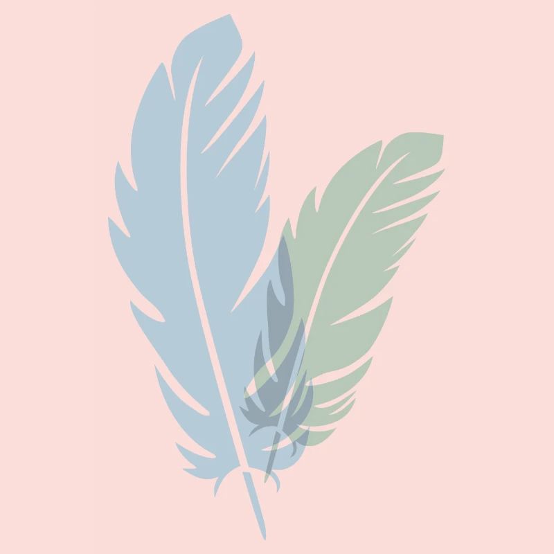 Two feathers