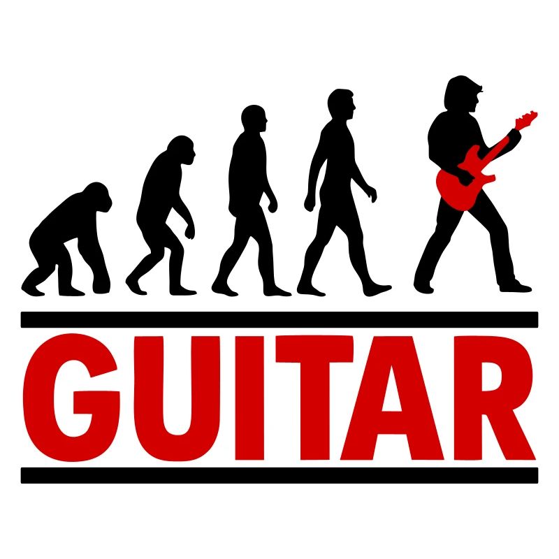 Gitarre Evolution Rockmusik